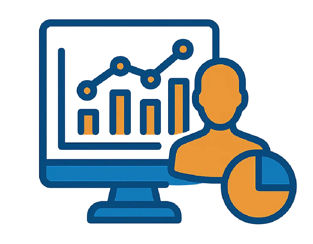 Panel de análisis de ventas y métricas comerciales en het